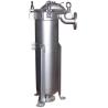 Buy cheap Flanged Connection Stainless Steel 304/306L Top Entry Single Bag Filter Housing Chemical Filter Machine from wholesalers