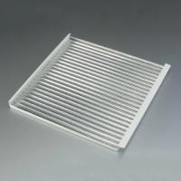 Buy cheap 600X600 Corrugated Metal Ceiling Tiles Sound Absorbing Aluminum Corrugated Panel product