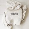 Buy cheap Printed Family Matching Outfit Mama And Baby French Terry Sweatshirt Long Sleeve Hoodies For Adult Kids from wholesalers