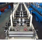 Galvanized Steel Top Hat Upright Rack Cross Support Bar Roll Forming Machine