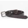 Buy cheap Ladies Genuine Leather Skinny Belt Embossing Fake Braiding Pattern from wholesalers