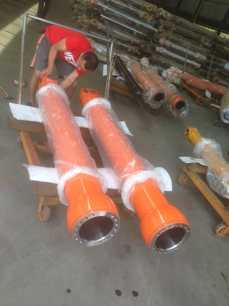 Doosan DH500 boom hydraulic cylinder tube，Doosan hydraulic stick cylinder part number