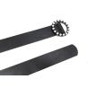Buy cheap Black Women's Fashion Leather Belts With Round Pearl Buckle 4.5cm Width from wholesalers