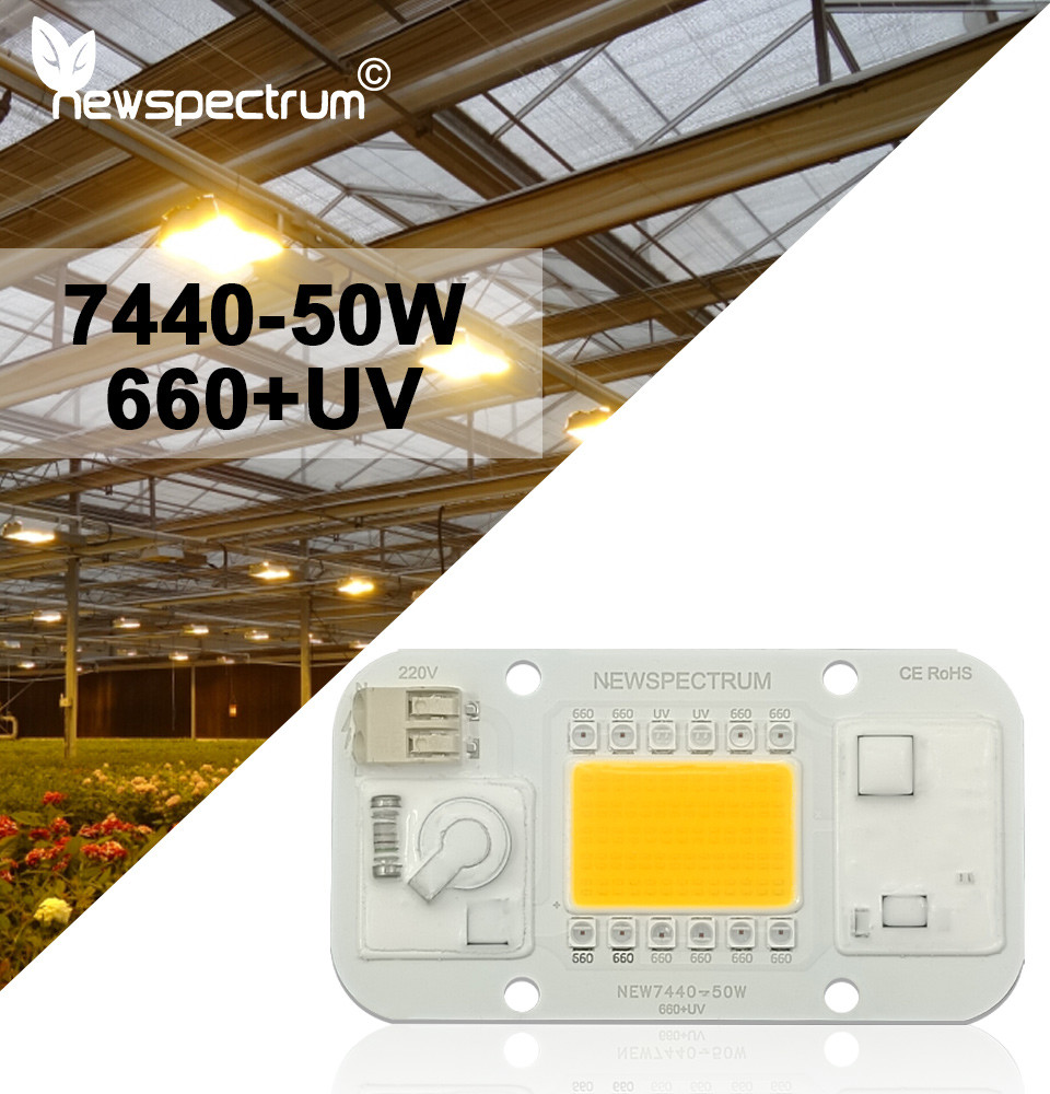 CT 3500K RGB LED Module 220V 50W For Indoor Plant Seedling Growth
