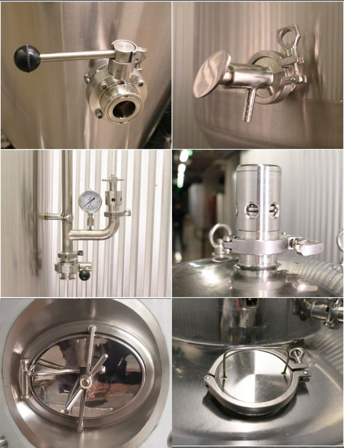 1000L Conical Beer Fermenter With Stainless Steel 304/316 Material