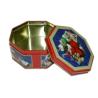 Buy cheap Hexagonal Square Tin Can , Gift Packaging Metal Cookie Jar 139*139*64hmm from wholesalers