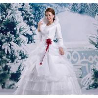 Buy cheap Tiger winter wedding winter 2015 new winter models thick fur collar long-sleeved product
