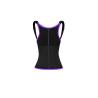 Buy cheap Purple 6xl Sauna Vest Workout Waist Trainer Vest Zipper Closure from wholesalers