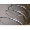 Buy cheap Galvanized Spiral Cross Razor Blade Fencing Wire Ink Green Razor Barbed Wire from wholesalers