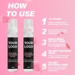 Your logo Moisturizing Fluffy Hair Gel Mousse Elastin Long Lasting Styling Foam