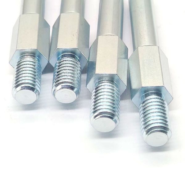 Custom CNC Machined Zinc-Plated Steel Lock Pins for Machinery