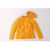 Buy cheap Yellow Ultra Light Packable Down Jacket Antistatic Waterproof from wholesalers