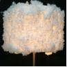 Buy cheap E27 White Bedside Lamp Shades D300*200mm Cotton Felt Shell from wholesalers