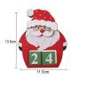 Buy cheap Customized DIY Christmas wooden countdown calendar Christmas ornaments Santa elk ornaments from wholesalers