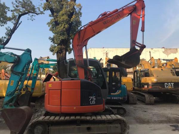 Buy cheap Japan Used Excavator ZX75US-3 Energy Efficient Hitachi Crawler Excavator from wholesalers