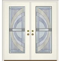 Buy cheap black chrome caming triple decorative glass panel for export product