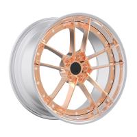 Buy cheap Custom designed Two pieces forged wheels 18 19 20 21 22 23 24 inch alloy car rim product