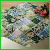 Buy cheap Printed patched work designs table cloths made of 100% polyester fabrics of 180gsm from wholesalers