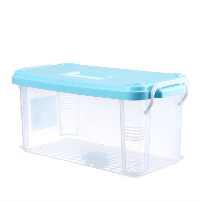 Stacking Clear Plastic Stacking Storage Boxes Bins With Lid
