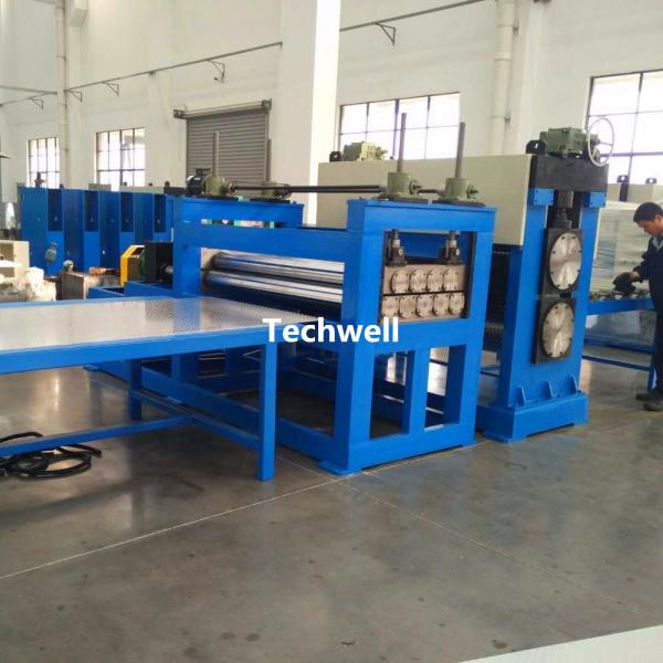 Buy cheap 4mm Stainless Steel Checkered Plate Embossing Machine With Leveling Device from wholesalers