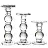 Buy cheap Upmarket Quality Wholesale clear tall glass candelabra candlestick holder for party from wholesalers