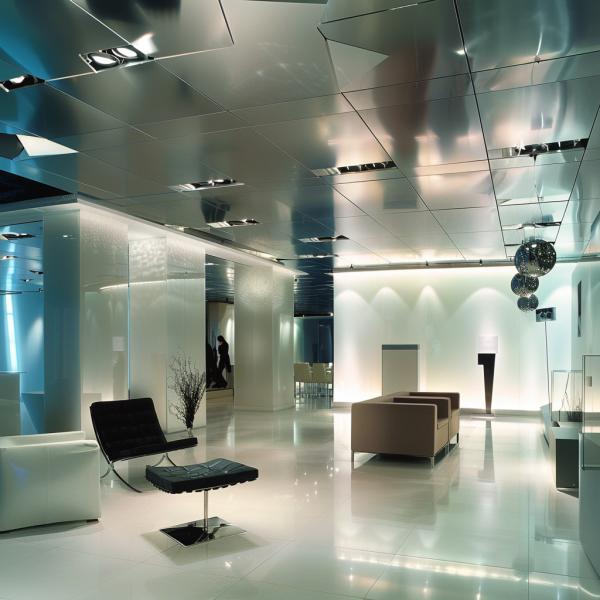 Buy cheap 0.8 - 3.0mm Sleek And Functional Stainless Steel Ceiling Panels from wholesalers