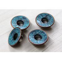 Buy cheap Snap / Sewing Custom Clothing Buttons Painted In Gun Metal / Shiny Silver product