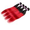 Buy cheap Soft 7A Ombre Brazilian Virgin Hair 1B / Red Straight Ombre Hair 3 Bundles For Adult from wholesalers