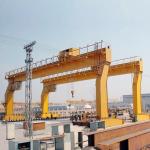10 Ton L Type Single Girder Gantry Crane With Electric Hoist 9.2m/Min