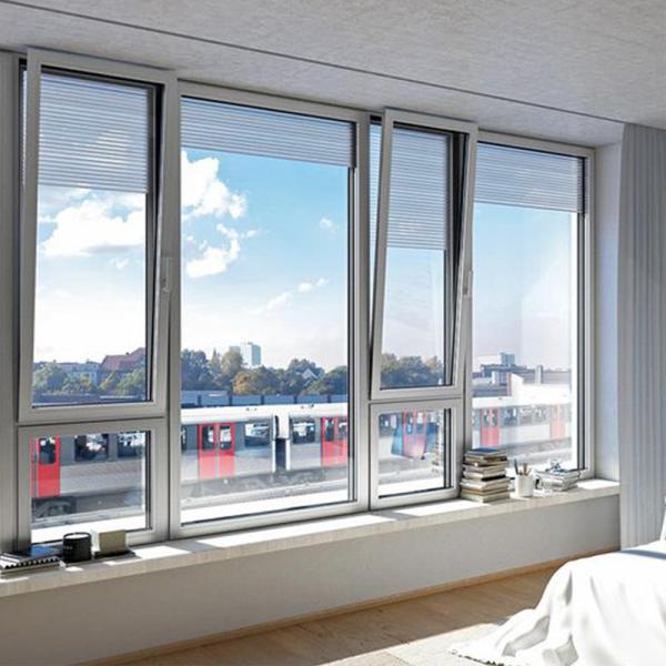 Buy cheap Standard AS2047 Aluminum Frame Casement Window Double Glazed Louver Curtain from wholesalers