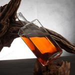 Industrial Beverage 500ml 75ml Empty Square Glass Bottles with and Body Material