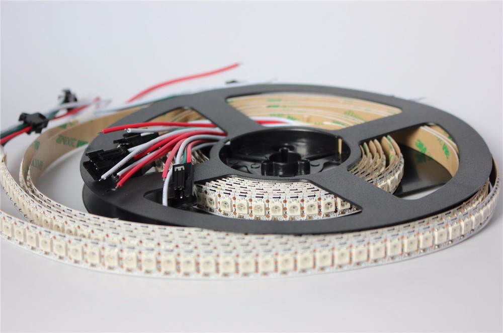 Waterproof 5050 Digital RGB Pixel Ws2812b Led Strip144 Led Strip DC5V