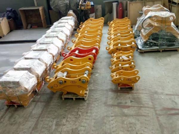 Buy cheap OEM Tilting Quick Hitch Hydraulic Quick Couplers For Excavators Kobelco Kato from wholesalers