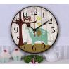 Buy cheap 12in 14in 16in Creativity Antique Style Union Flag decorative Wooden digital wall clock from wholesalers
