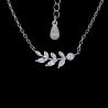 Buy cheap Cubic Zircon New Jewellery Design Shining Jewelry Notes Shape Evening Necklace from wholesalers