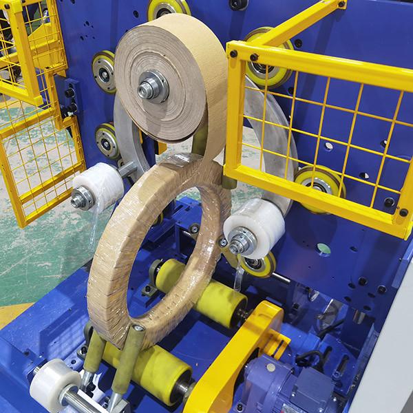Buy cheap Steel Copper Coil Packing Line Wrapping Machine PLC Control GS400-N3 from wholesalers