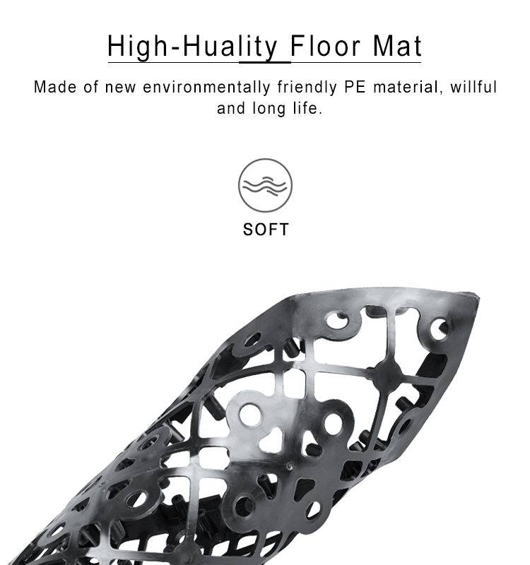 DIY Click Lock Outdoor Flooring Wood-Plastic Composite Decking Tiles for Garden Floor