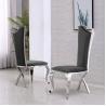 Buy cheap Modern sS Leg Velvet Fabric Upholstered Dining Chairs from wholesalers