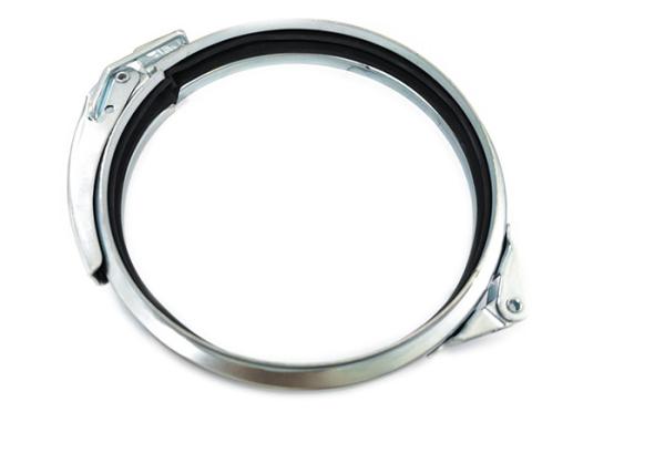 Buy cheap 160mm Galvanized Steel Hose Clamp Quick Latch Flange Round Duct from wholesalers