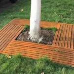 Outdoor Sidewalk Corten Steel Trees Grate Outside Street Metal Square Tree