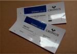 Laboratory 10ml Vial Labels , Laser Pharma Vinyl Label Stickers Hologram Effect