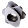 Buy cheap Melting Zone Triple Screw Extruder Screw Elements 30° - 90° Angle Design from wholesalers