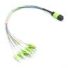 Buy cheap Length Customized MPO Fanout Cable 12 Fibers OM5 50/125 100G Hytrel Jacket from wholesalers