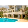 Buy cheap Wood Color Swing Double Glazed Aluminum Windows 65mm Depth For Villas from wholesalers
