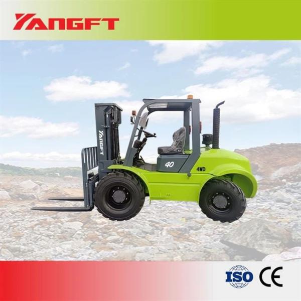 Buy cheap 4 Tons 4WD Rough Terrain Fork Lifts FD40-F 4000KG from wholesalers
