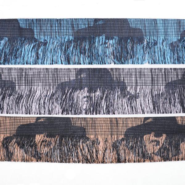 Buy cheap KJ20007 Dresses Hat 11cm Printed Tassel Fringe Trim from wholesalers