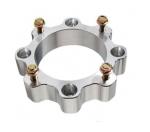 Aluminum Quad Wheel Spacers , High Precision Silver Utv Wheel Spacers