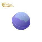 OEM Organic Bath Bomb In Purple With Private Label & Custom Packaging
