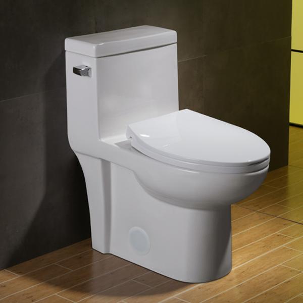 Buy cheap Cupc Siphonic One Piece Toilet Chair Height Power Flush from wholesalers
