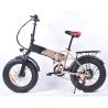 Buy cheap Emissionfree Folding Electric Mountain Bike 750w With 20 Inch Fat Tires from wholesalers